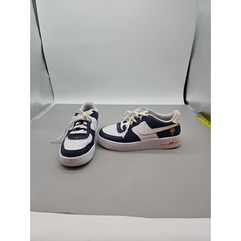 Nike Air Force 1 Low LV8 BG AF1 UV Reactive Navy Kids Youth 5Y Casual FN7239-410